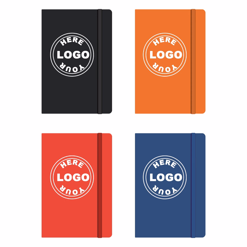 200-Page A5 Hardcover Journal with Strap