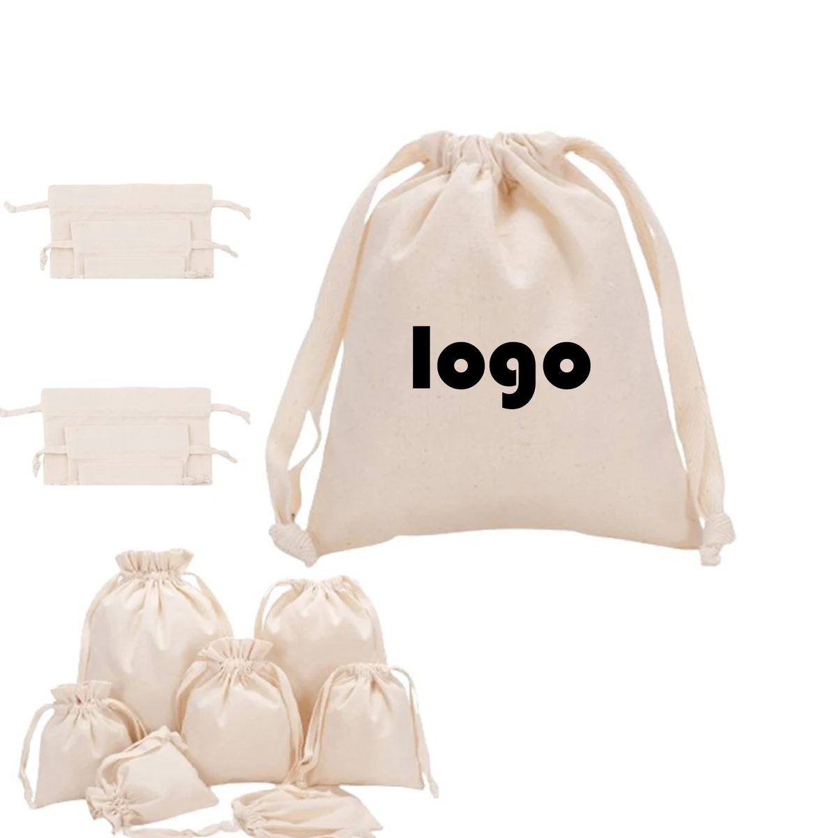 Drawstring Packing Cotton Bag 1