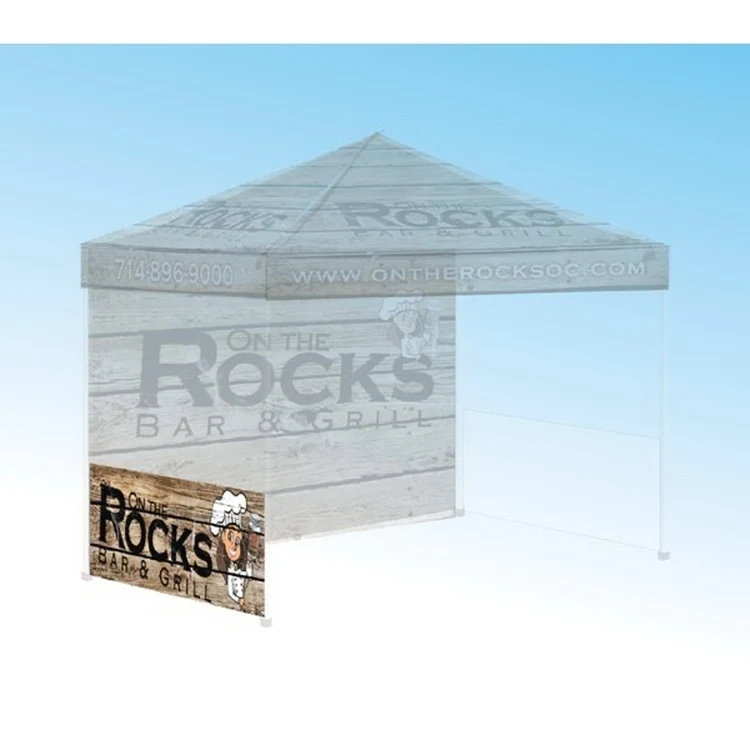 10 Foot Polyester Canopy Side Skirts Half Walls Full Digital 1