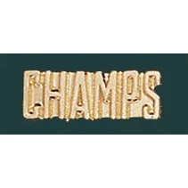 Champs Metal Chenille Letter Insignia Pin 1