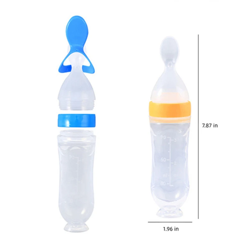 Baby Food Feeder Squeeze Bottle Spoon 1