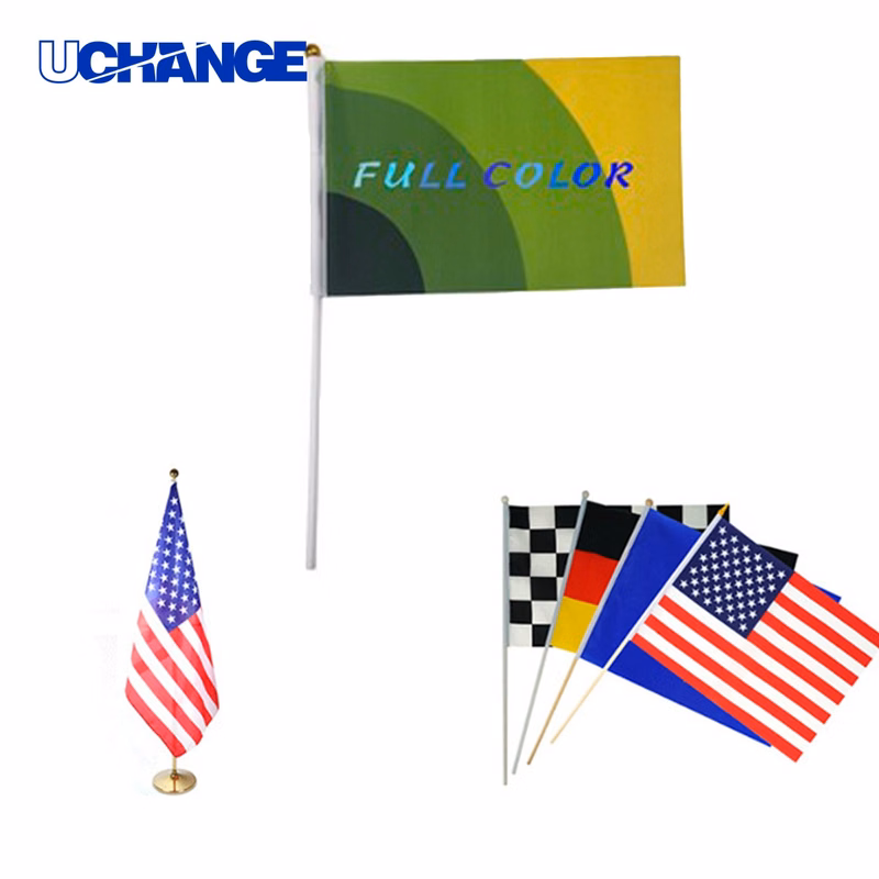 Custom Hand Held Flags Set