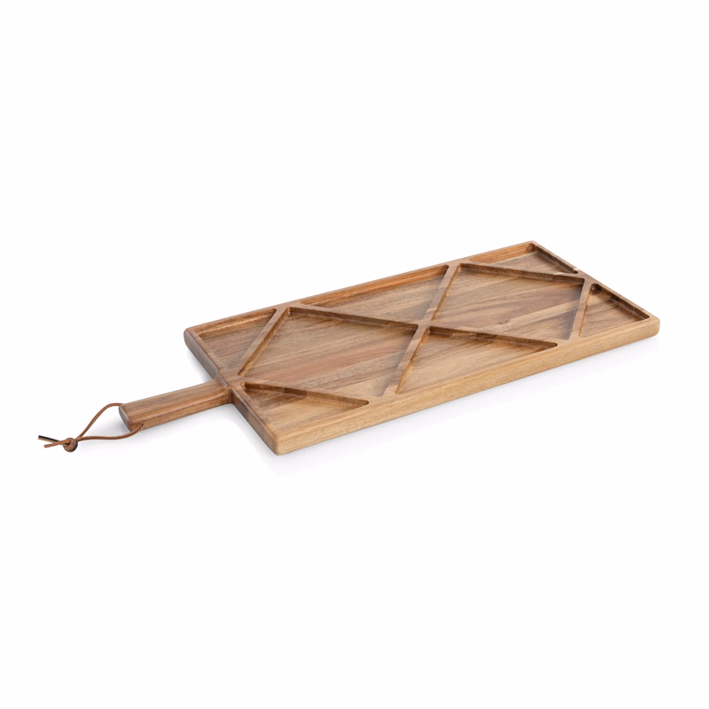 Acacia Grazing Charcuterie Sectioned Serving Board