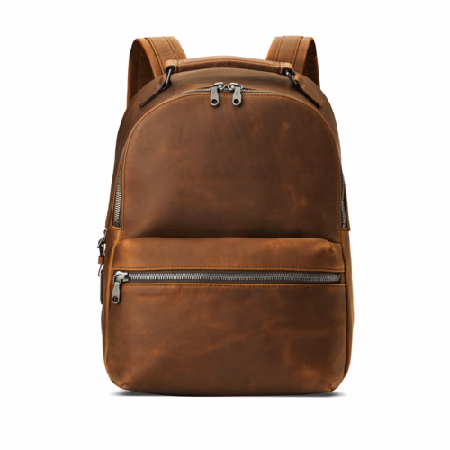 Shinola The Runwell Backpack - Medium Brown Navigator Leather