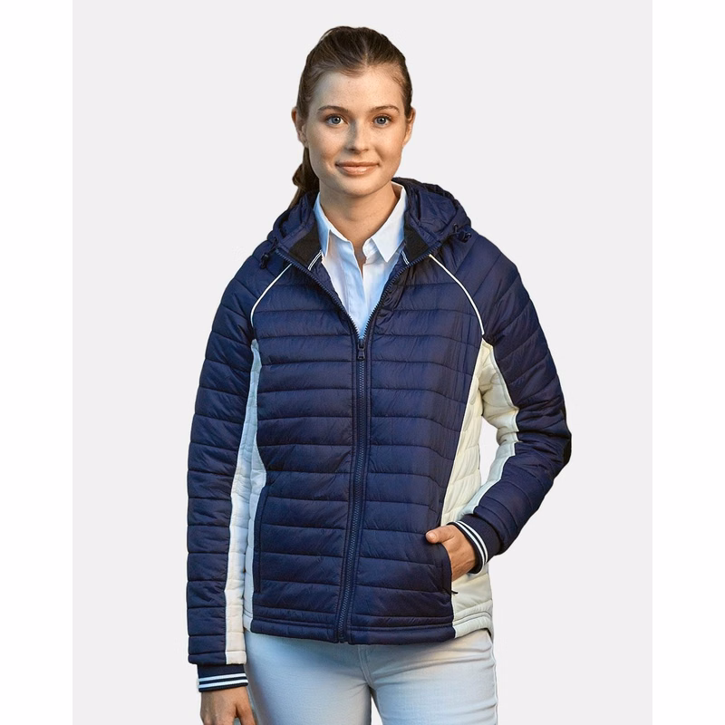 Women's Nautical Mile Hooded Puffer Jacket - N17187