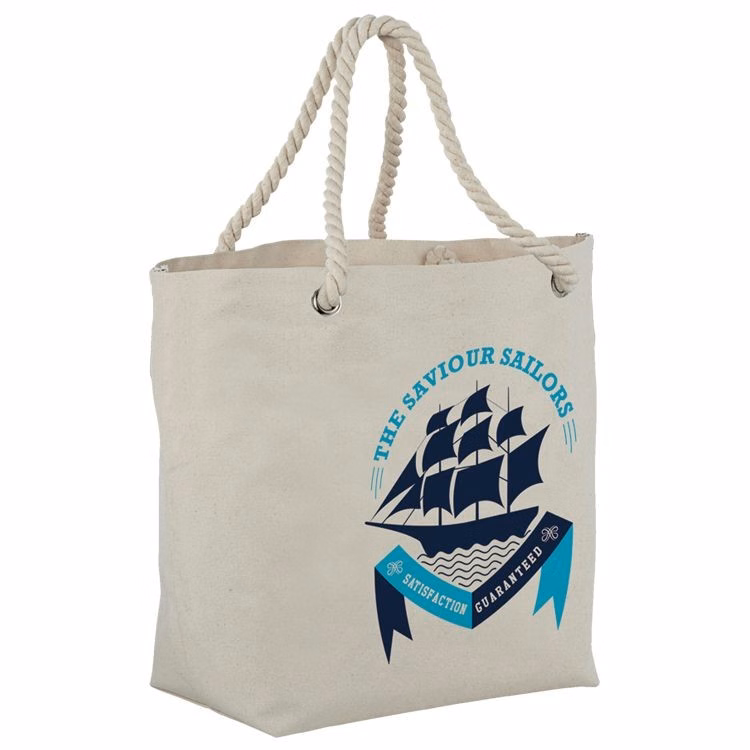 Nautical Rope Handle Tote