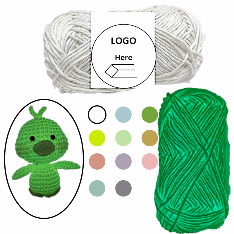 Full Color Glow In The Dark Yarn Thread Wool