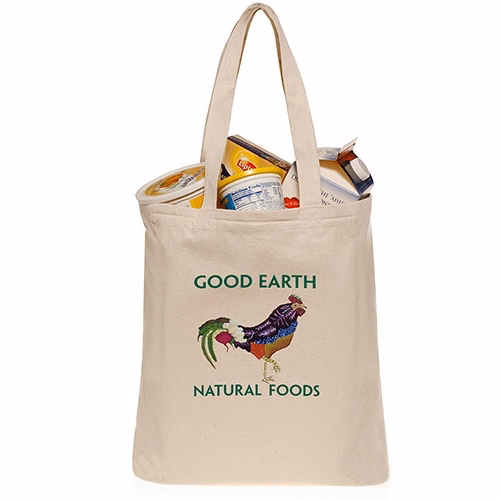 10 oz Cotton Grocery Tote Bag
