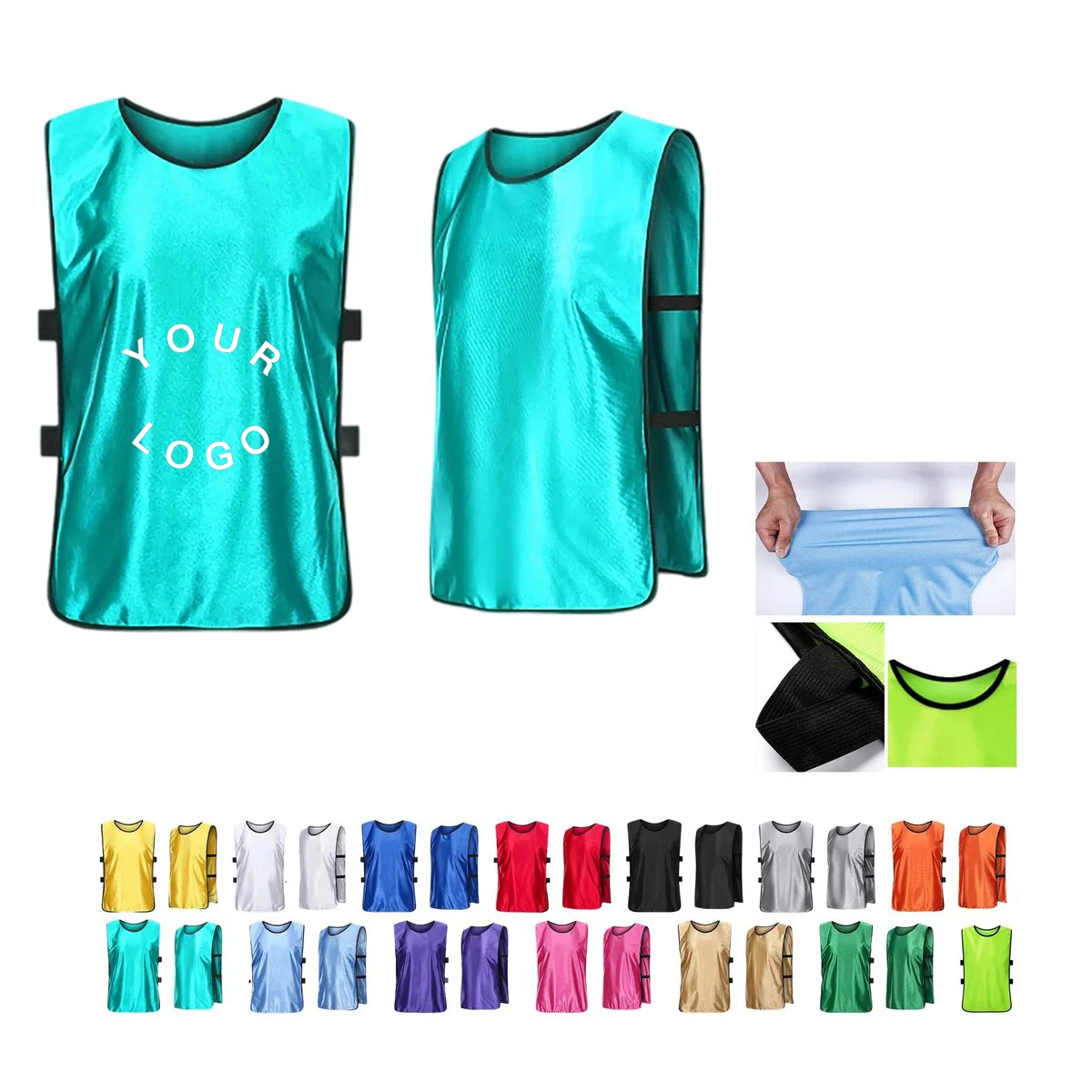 Adjustable Polyester Safety Training Vest 1