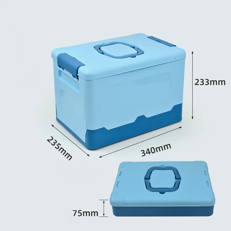 Foldable Storage Bin With Lid 1