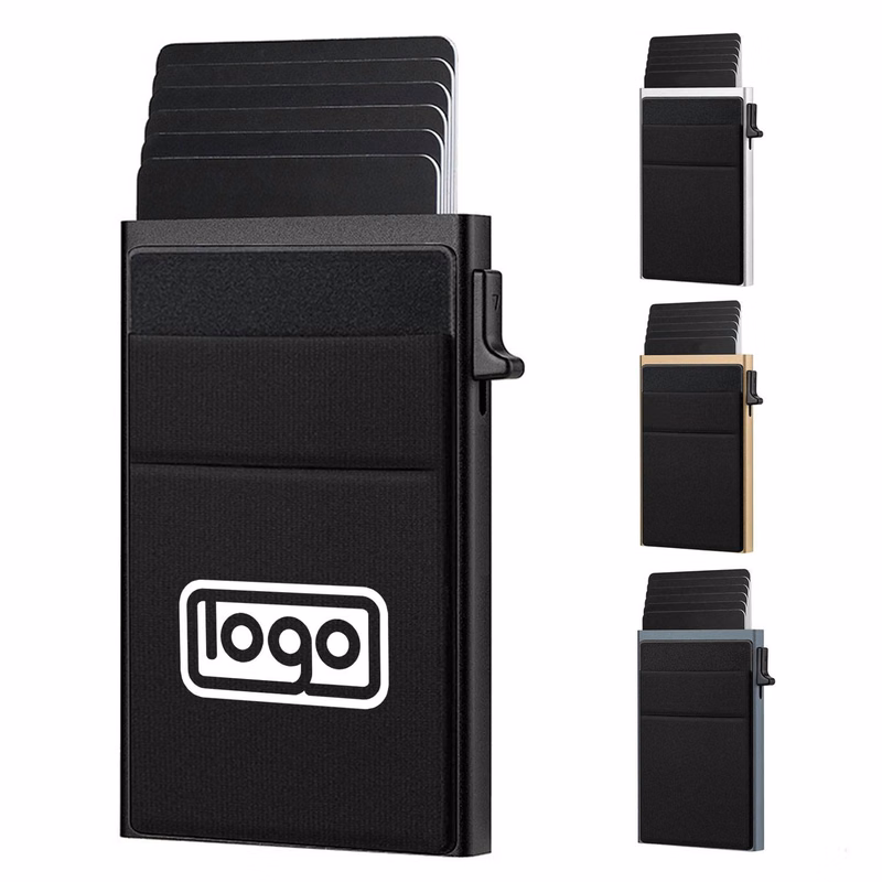 Card holder of metal