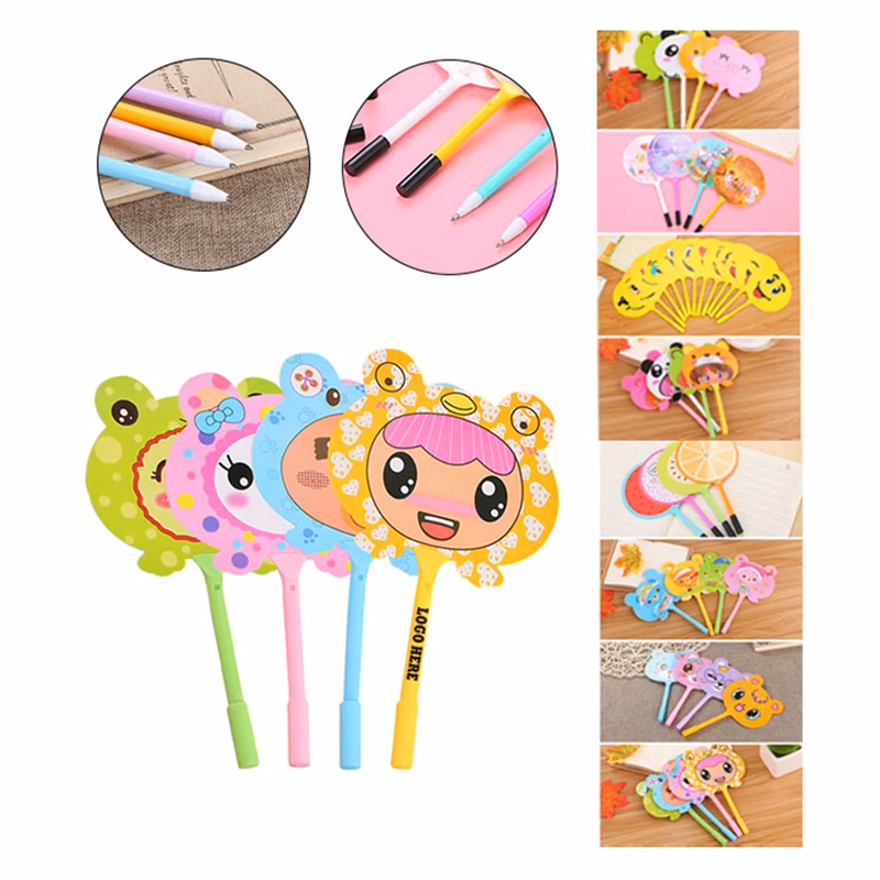 Cartoon Pattern Fan Stationery Pen