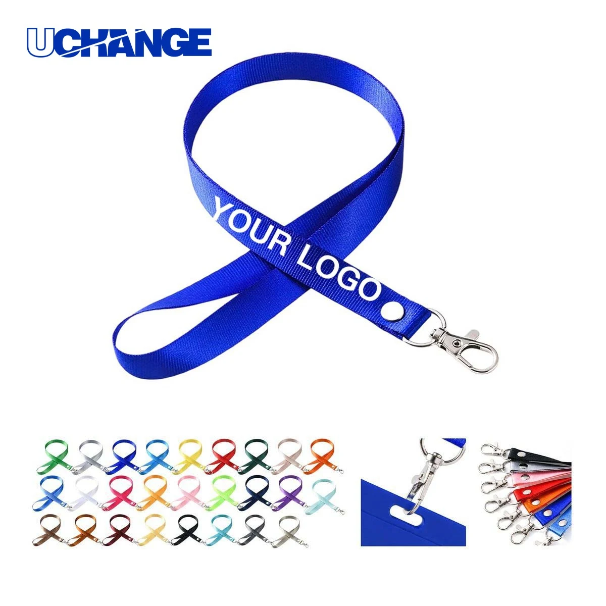 Comfort Polyester Lanyard Lightweight for Badges and Keys 1