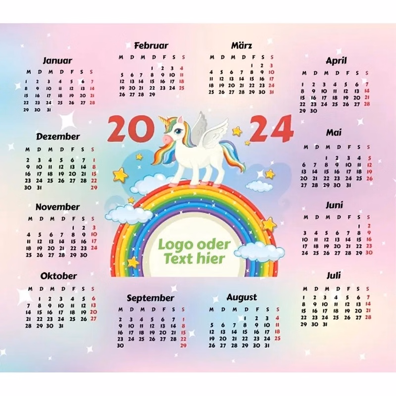 Unicorn & Rainbow Mouse Pad