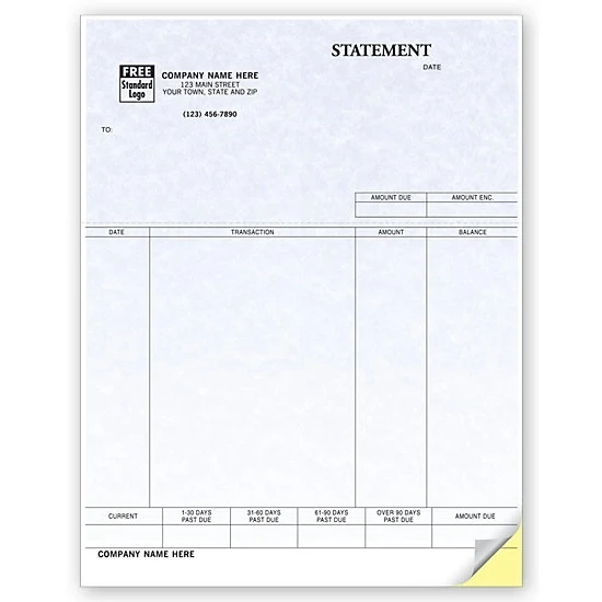 Statements, Laser, Parchment, With Perforation 1