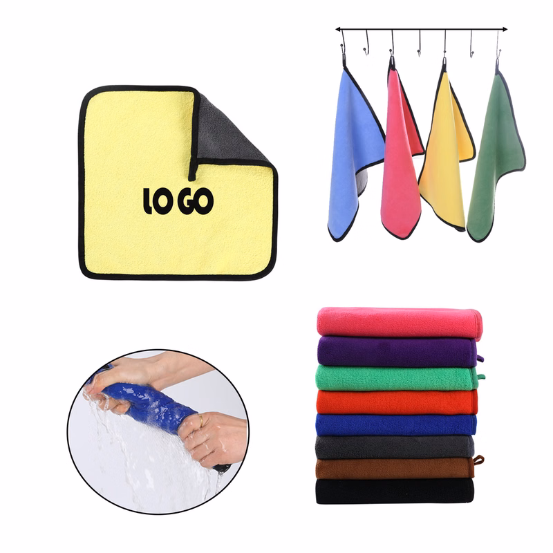 Car Towel With Double-sided Thickened Coral Fleece