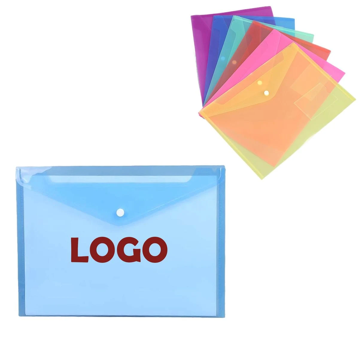 Thick A4 14 Silk Transparent File Bags 1