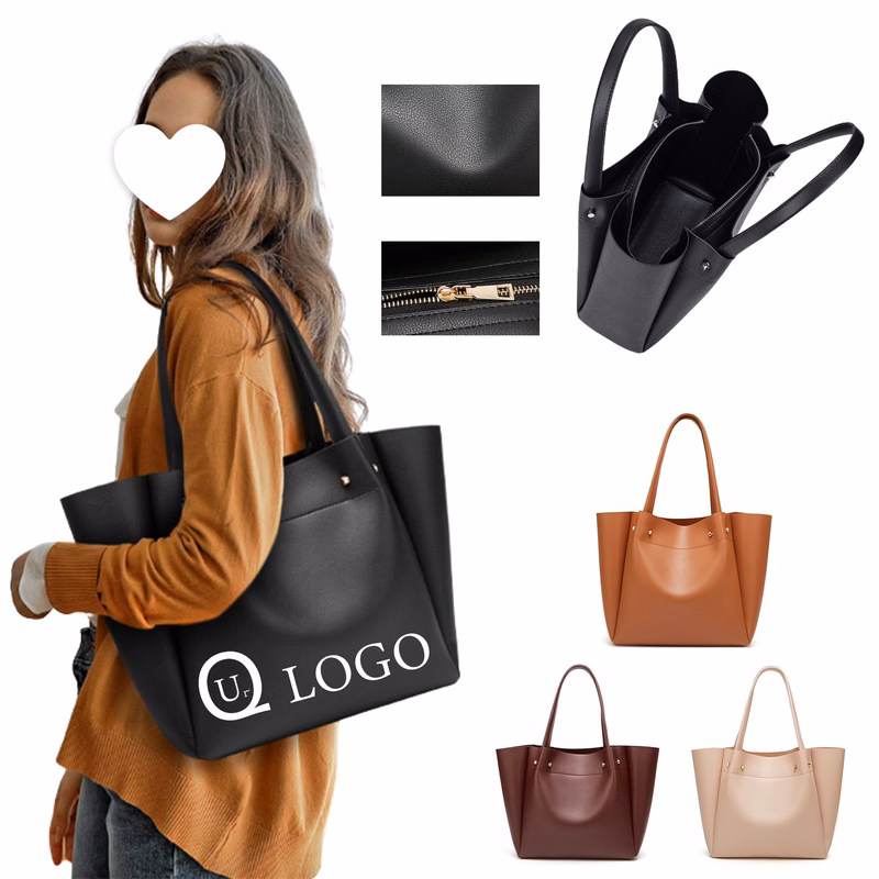 Leather Classic Tote Bag