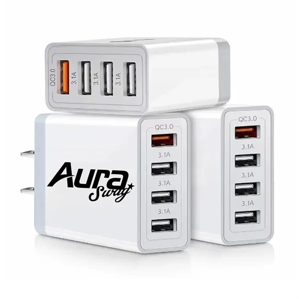 Custom Dual-Port 20W PD Quick Wall Charger — USB-A USB-C Fast Charging Adapter 1