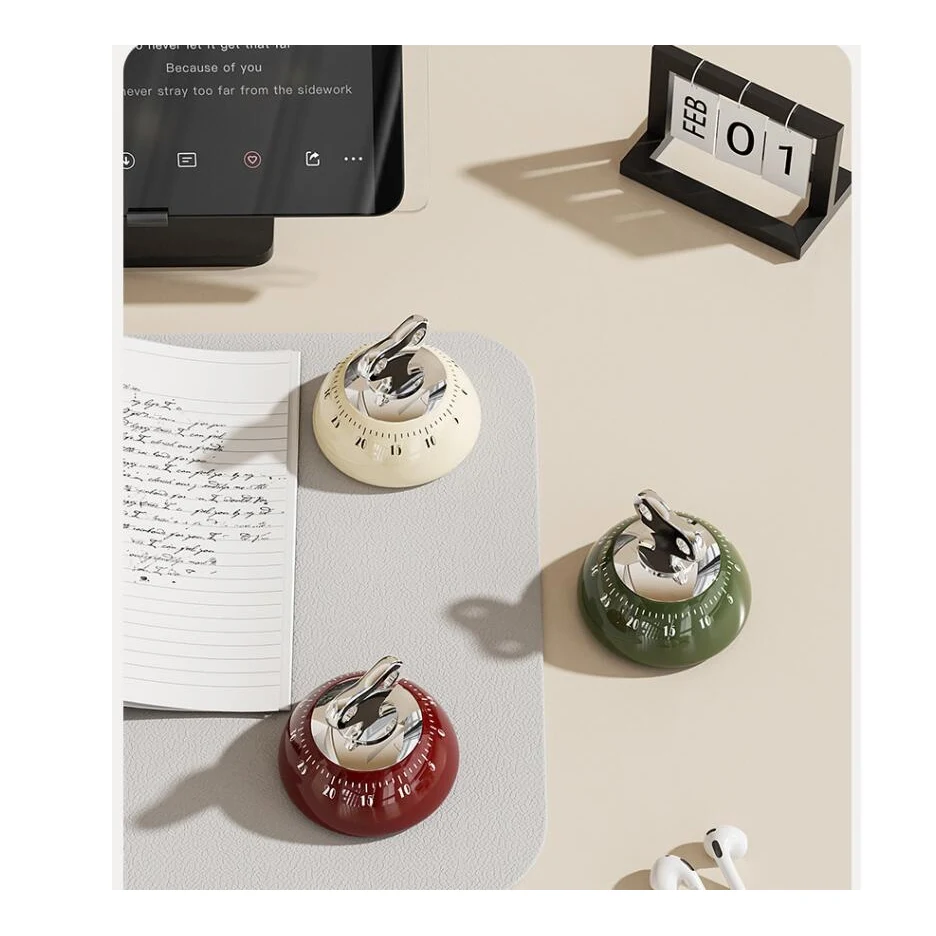 Manual Cooking Countdown Mechanical Timer with Magnetic 1