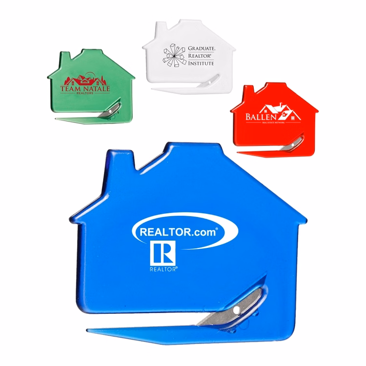Frosted "House Shaped" Letter Opener