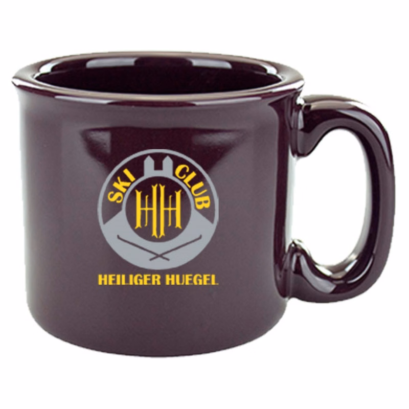 15 oz Yosemite Western Campfiree Mug - Dark Plum