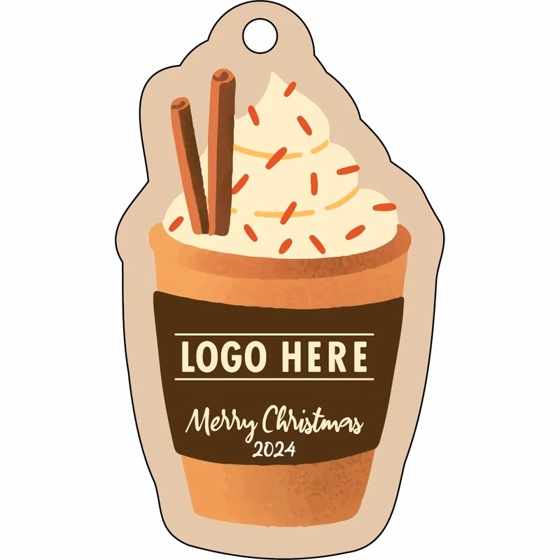 1/4" Recycled Wood Ornaments-Hot Chocolate