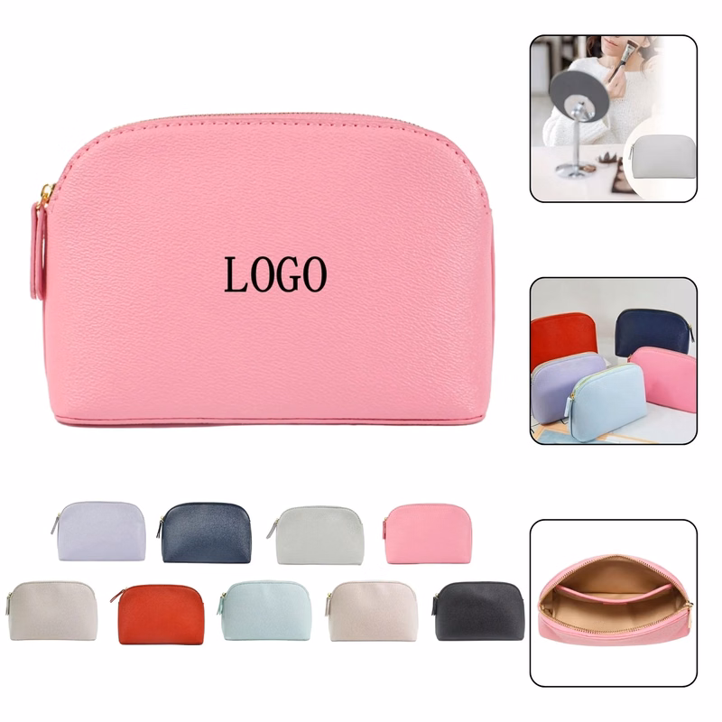 Premium Leather Travel Cosmetic Case