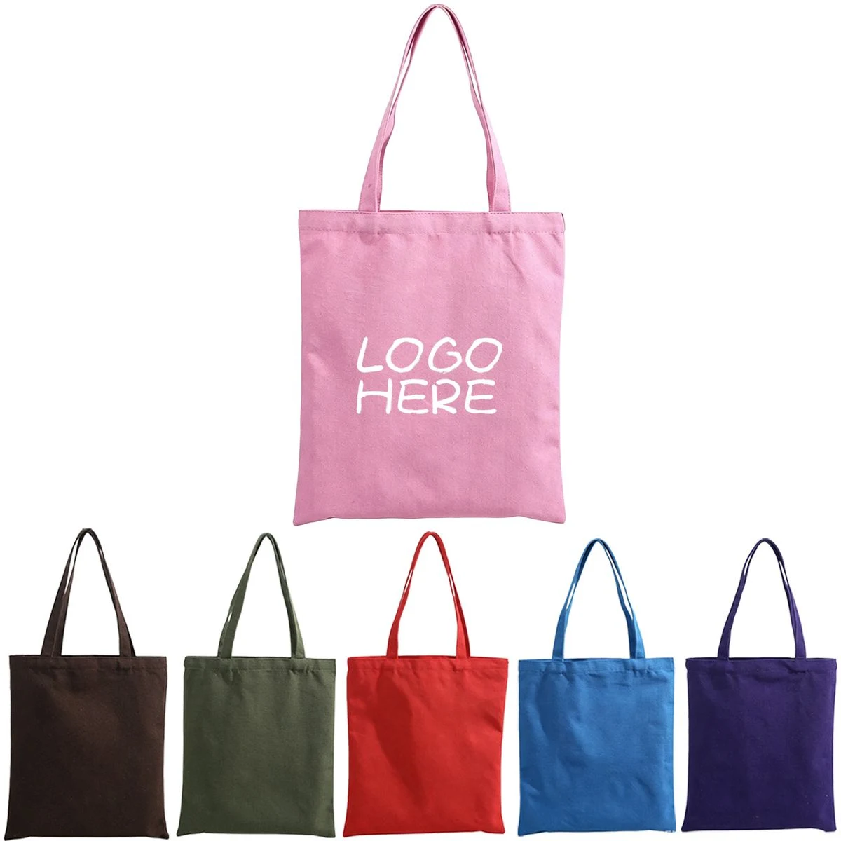 Yarn Dyed Canvas Tote Bag, custom tote bag with logo imprint 1