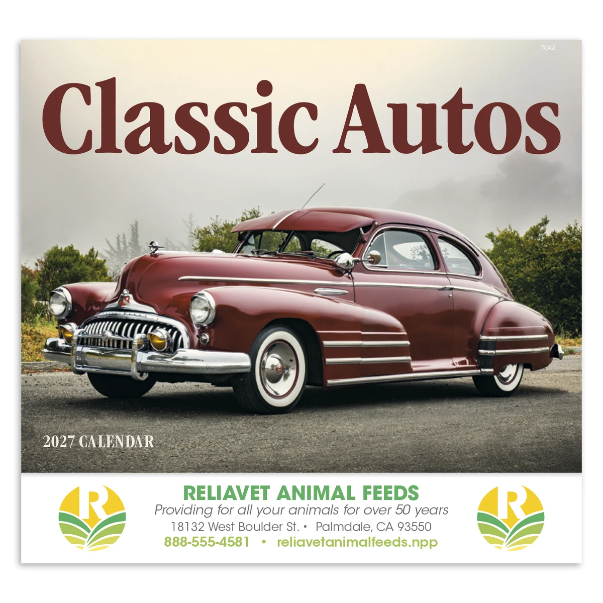Good Value™ Classic Autos - Stapled Calendar 1
