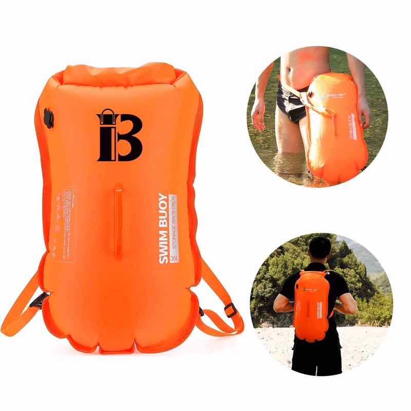 2 in 1 swimming floating buoy and waterproof backpack