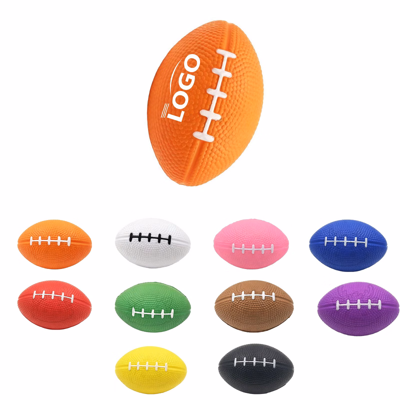 Custom Logo PU Foam Football Stress Relief Toy