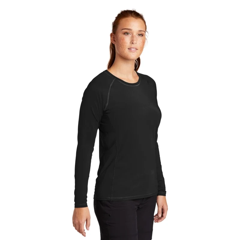Sport-Tek Women's Long Sleeve Rashguard Tee. 1