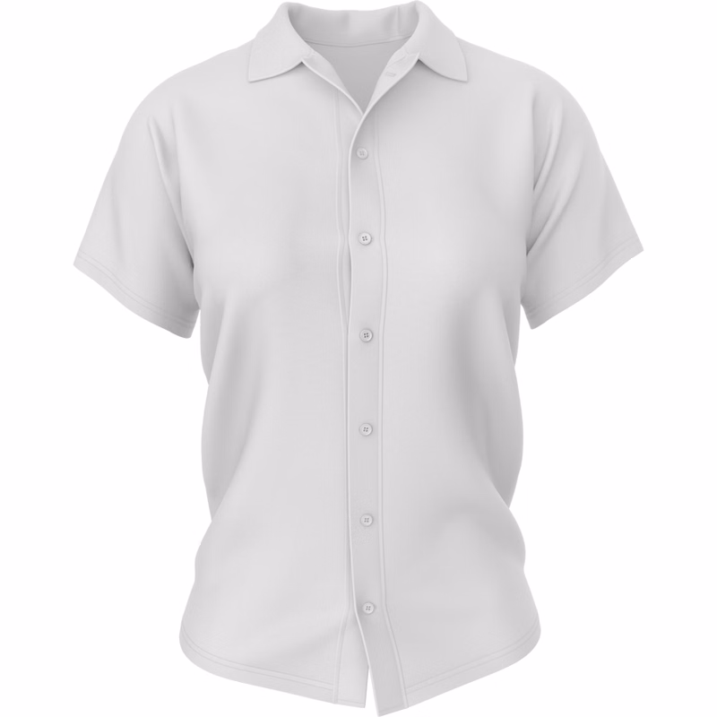 Women's Full Color Viscose Full-Button Shirt