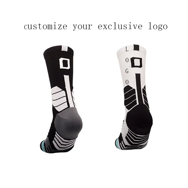Custom Numbering Cushioned Basketball Socks — Team & Company Logo Sportswear Giveaway 1