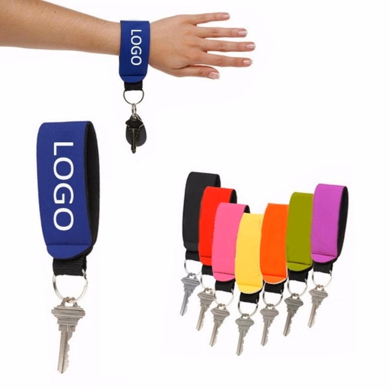 Neoprene Float Key Ring