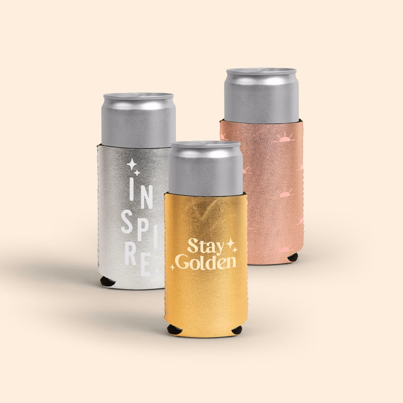 10 OZ KOLDER KADDY - METALLIC NEOPRENE