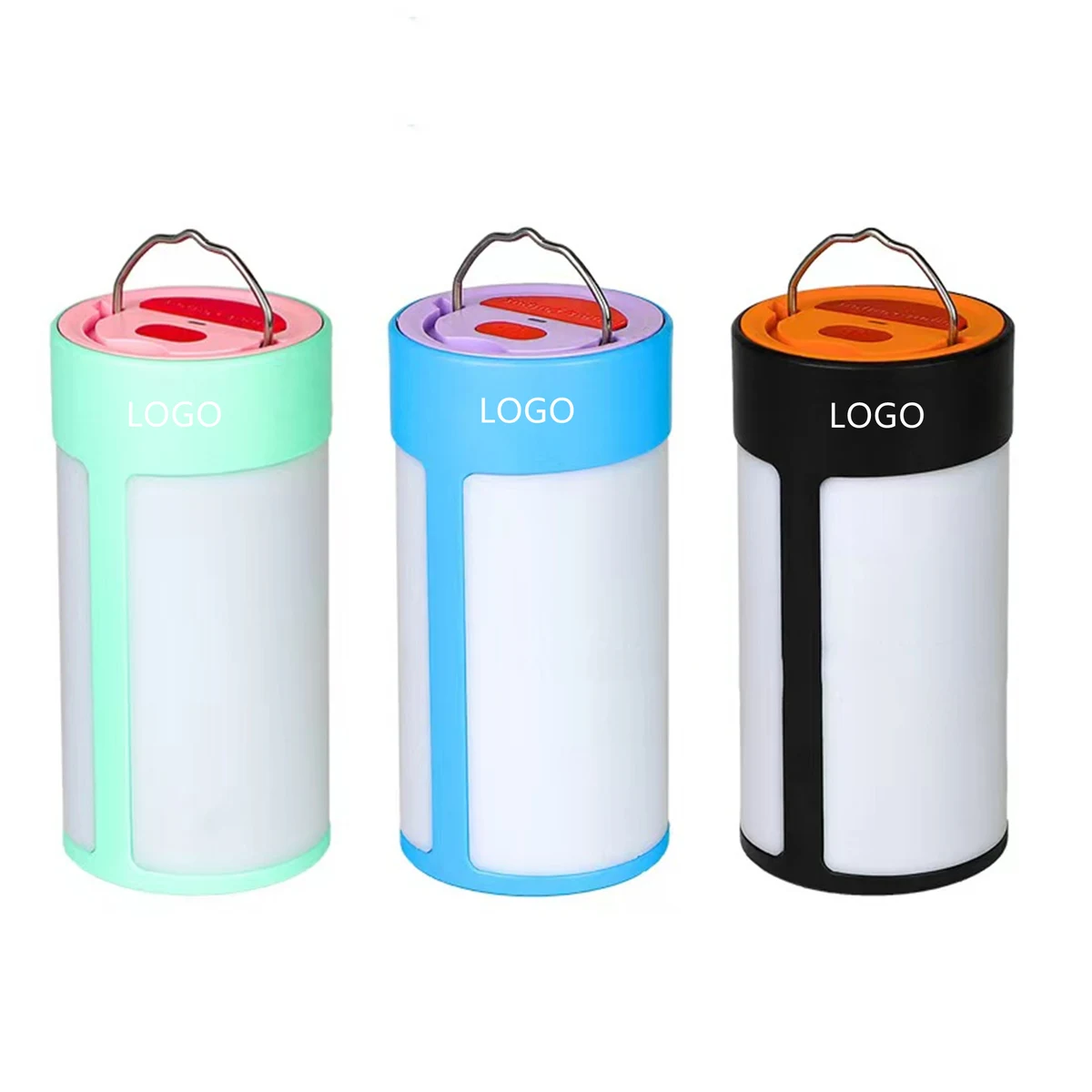 Rechargeable LED Camping Lantern Lights With Hook, custom sports ball with logo imprint 1