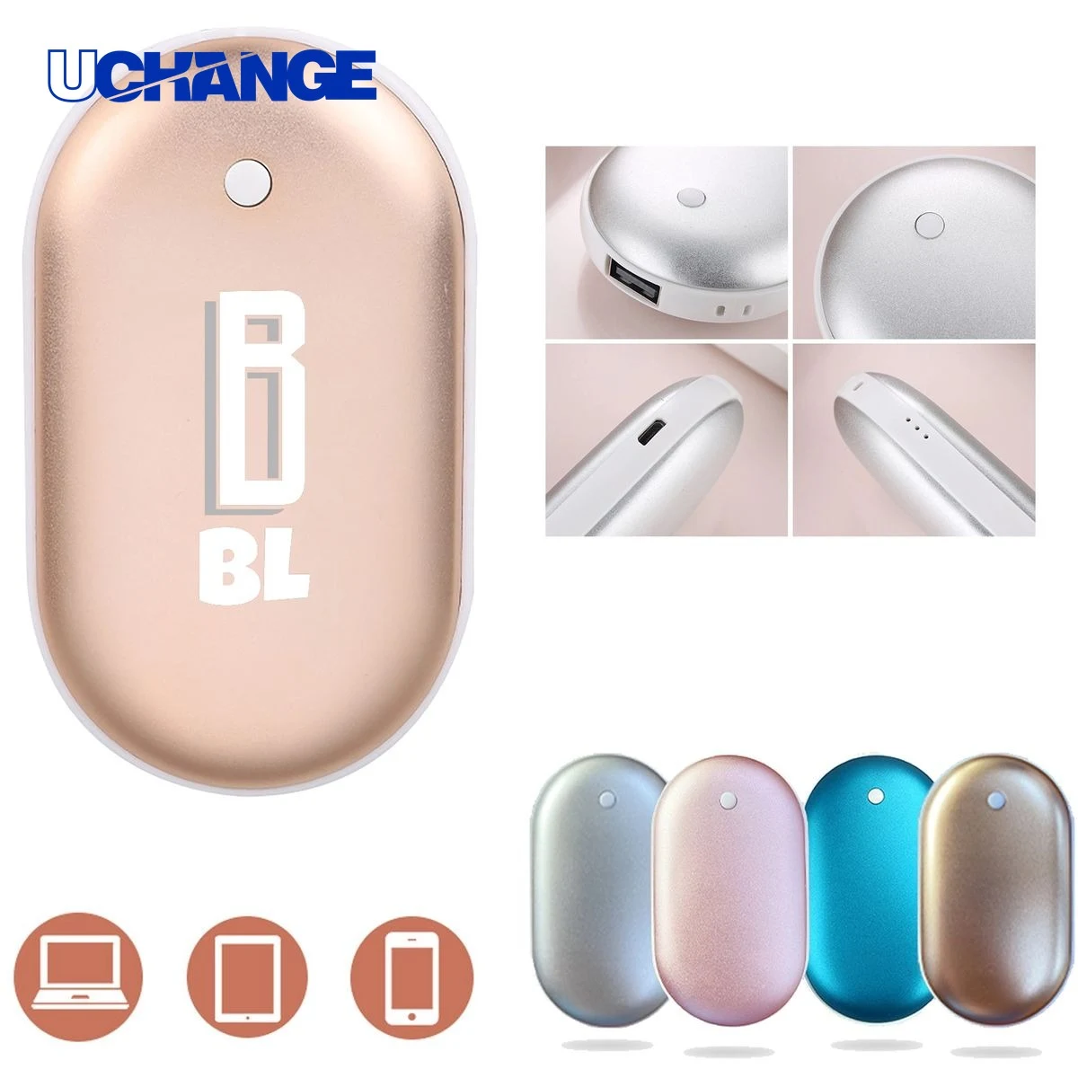 Rechargeable Hand Warmer Power Bank Device (5000 mAh) 1