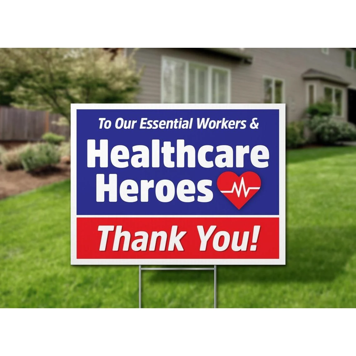 12"x18" Coroplast Yard Signs - Two Sided 1