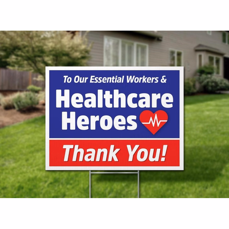 12"x18" Coroplast Yard Signs - One Sided