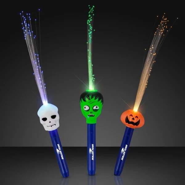 Light-up fiber optic wand 1