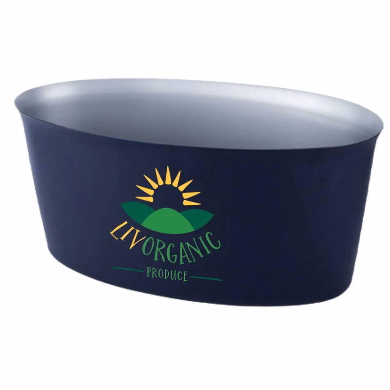 Premium Stainless Steel Oval Beverage Tub