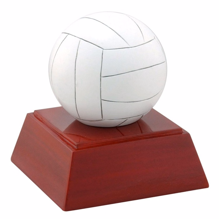 Volleyball Resin Sculpture
