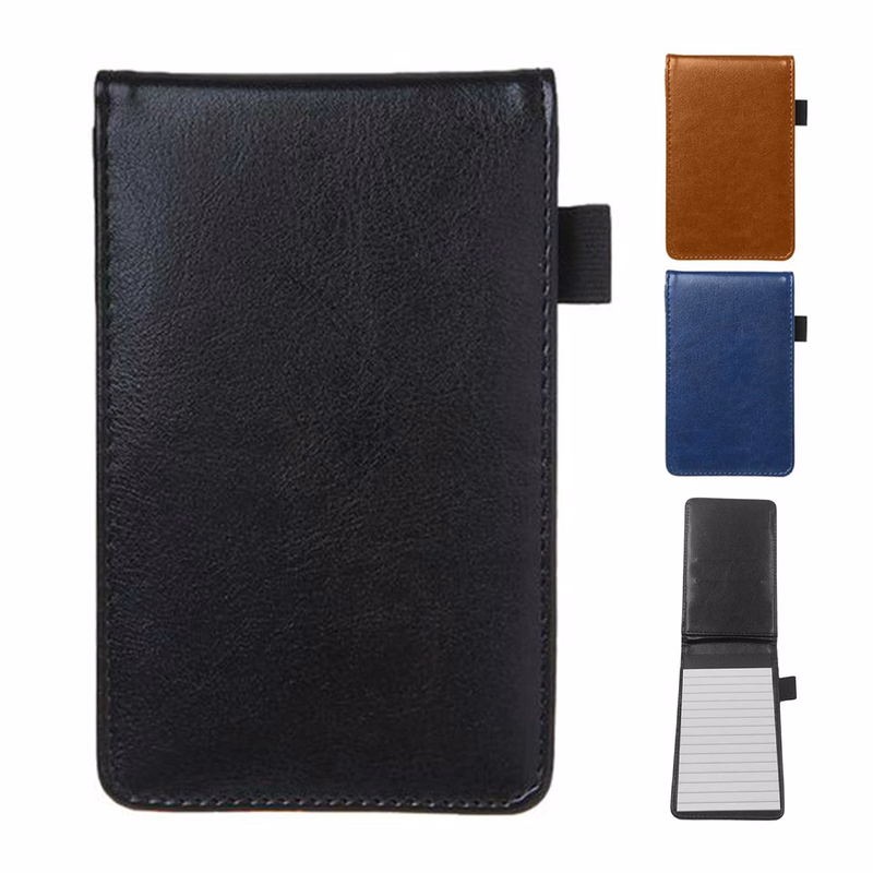 Mini PU Memo Pad W/ Pen Holder