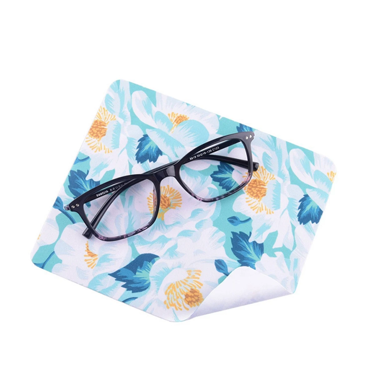 6"x 6" Full Color Microfiber Cleaning Cloth 1