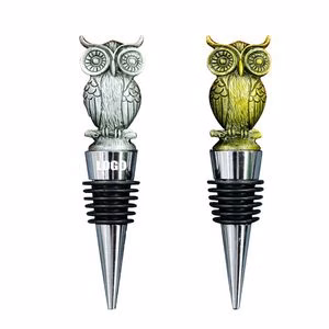 Elegant Owl Design Alloy Wine Stopper