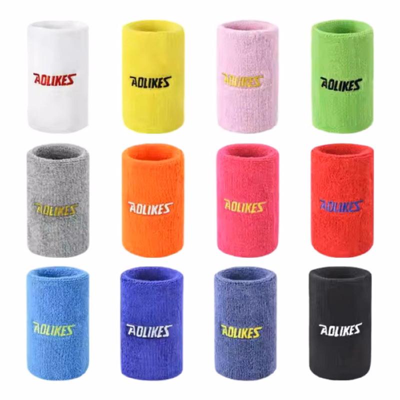 Cotton Elastic Sports Sweat Wristband