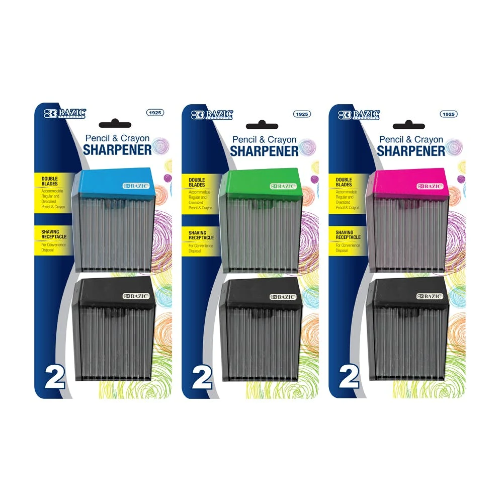 Pencil Sharpeners - Dual Blades 2 Pack 1