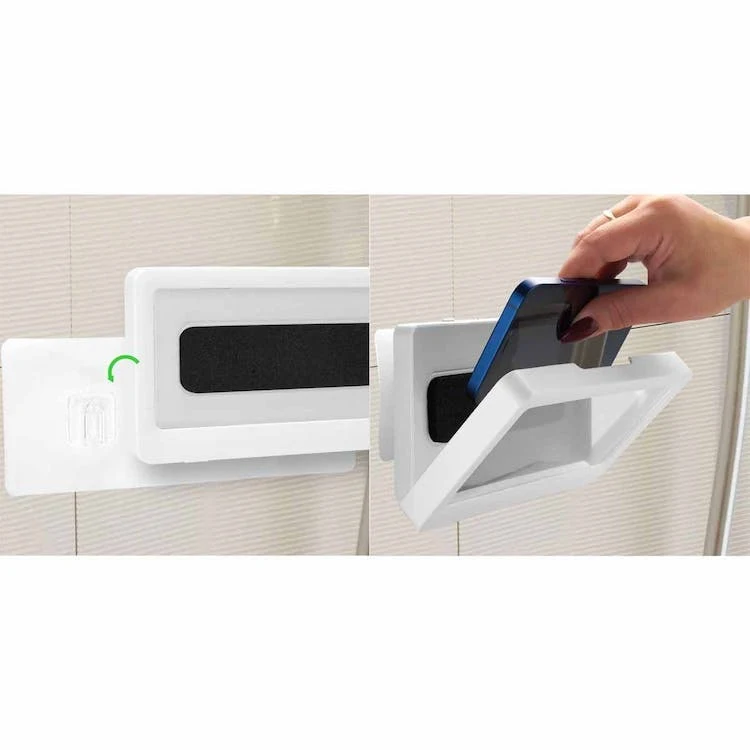 Wall-Mount Phone Holders - White Waterproof 1